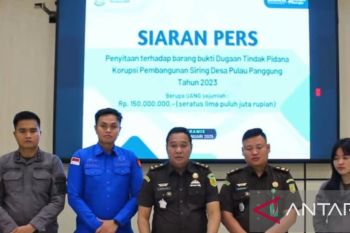 Kejari Muara Enim-Sumsel sita uang korupsi "siring" Rp150 juta