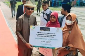 1.000 fakir miskin dan sabilillah OKU Timur peroleh santunan