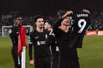 Liga Inggris - Dua gol larut Darwin Nunez antar Liverpool tekuk Brentford