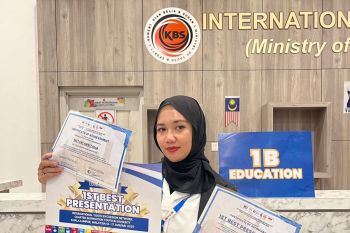 Mahasiswi Unila raih Juara I Best Presentation di International Youth SDGs Competition