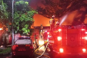 Kebakaran di Kemayoran Gempol karena korsleting listrik