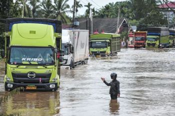 Jalan Lintas Sumatera di Jambi sudah bisa dilalui