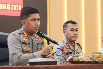 Polres OKU amankan empat pelaku pungli  di Jalan Lintas Sumatera
