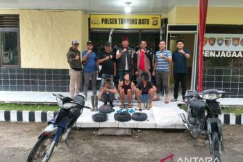 Polisi tangkap sindikat pencuri  kabel di Ogan Ilir
