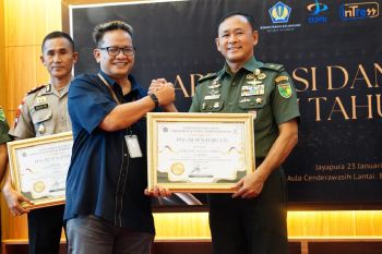 Kodam XVII/Cenderawasih meraih peringkat pertama penghargaan KPPN Awards
