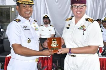 Kapal perang Prancis dan Australia berlabuh di Lanal Bali, ada apa?