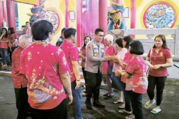 Kapolres  Purbalingga pastikan ibadah Imlek berlangsung aman