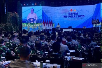 Presiden Prabowo beri arahan kepada TNI dan Polri