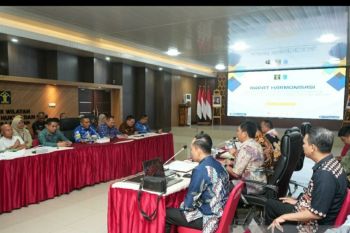 Kemenkum Sumsel harmonisasi  lima raperda dan raperkada Kabupaten OKI