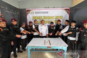 Lapas Kelas III Alahan Panjang ikuti penggeledahan serentak 23 UPT se-Sumbar