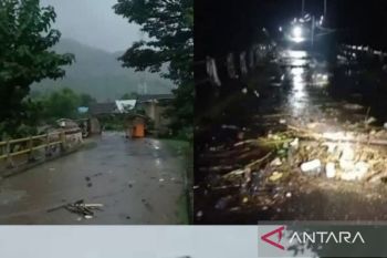 Dua desa di Bima-NTB terisolasi dampak banjir bandang