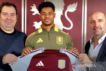 Aston Villa resmi pinjam Rashford dari Manchester United