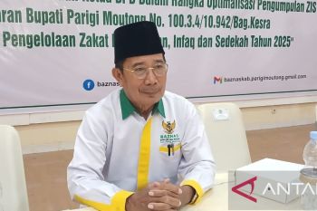 Baznas Parigi Moutong  realisasikan Rp1,4 miliar pemasukan ZIS 2024