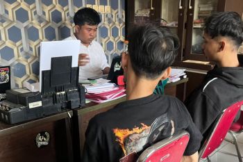 Polres Serang tangkap anggota geng motor bawa senjata tajam
