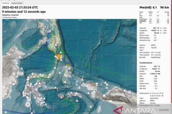 Gempa 6,2 guncang pulau Morotai Maluku Utara