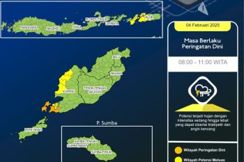 BMKG: Siklon tropis Tahliah dan Vince menjauh dari NTT