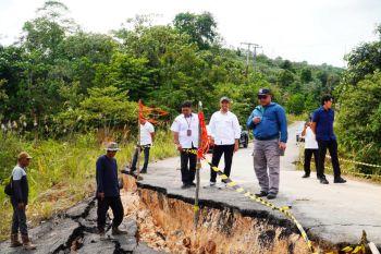 Bupati Berau: BPJ2N  telah perbaiki enam titik longsor jalan nasional