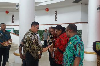 Penjabat Bupati Mimika serahkan DPA 2025 sebesar Rp6,3 triliun