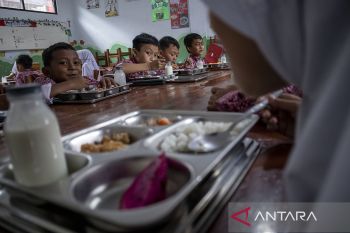 Capaian penerima manfaat program makan bergizi gratis