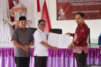 Heriyus-Rahmanto ditetapkan sebagai Bupati dan Wakil Bupati terpilih Murung Raya