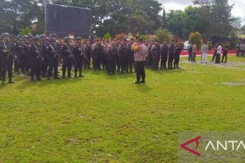 Kapolres: 62 personel Brimob Polda Papua tingkatkan pengamanan di Wamena