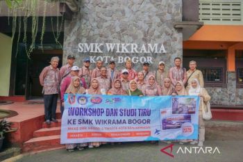 23 kepala SMK se-Banjarmasin studi pendidikan ke SMK Wikrama Bogor