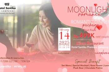 Moonlight Romance jadi pilihan tepat Romantic Dinner di Hari Kasih Sayang