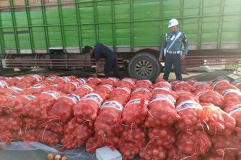 TNI AL gagalkan penyelundupan 46 ton Bawang Bombay ilegal