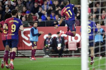 Barcelona kalahkan Sevilla 4-1, jarak dengan Madrid di klasemen tipis
