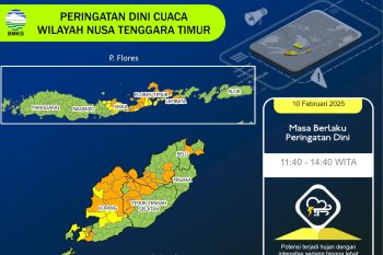 BMKG: Siklon tropis 96S memicu potensi hujan di NTT hingga 12 Februari