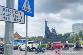 Polisi bekuk pencuri lempengan tembaga Tugu Zapin di Pekanbaru