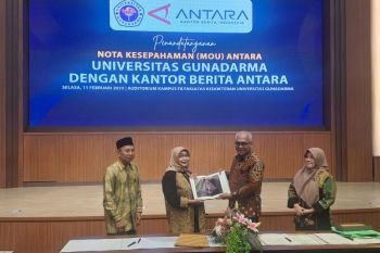 ANTARA jalin kerja sama bidang komunikasi dengan Universitas Gunadarma