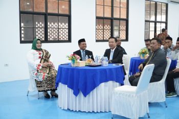 Pj Bupati dan Jajaran Pemkab Pringsewu silaturahim dengan bupati dan wabup terpilih