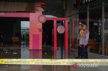 Polresta selidiki penyebab terjadinya kebakaran mal di Kendari