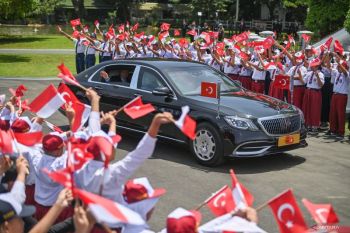 Presiden Erdogan terharu dengan sambutan hangat masyarakat Indonesia