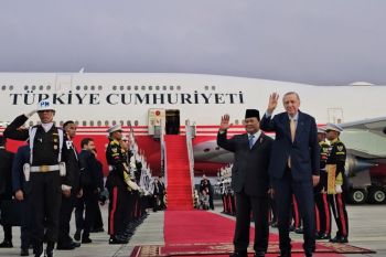 Prabowo antarkan Presiden Erdogan selesaikan kunjungan di Indonesia