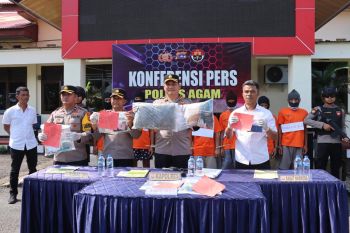 Polres Agam ungkap enam kasus narkotika selama awal tahun