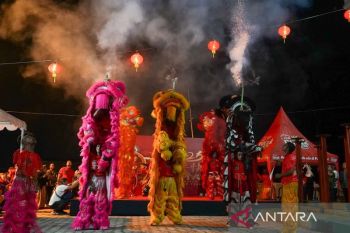 Umat Buddha Kendari tampilkan berbagai atraksi saat 'Cap Go Meh'
