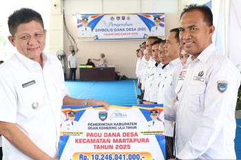 Pemkab OKU Timur salurkan dana  desa Rp263 miliar