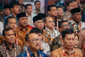 Rahmat Mirzani Djausal bacakan Pancasila di HUT ke-17 Gerindra, jadi kebanggaan Lampung