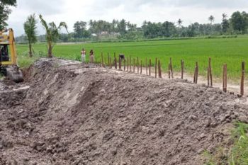 Pemkab Lampung Selatan perbaiki dua tanggul jebol