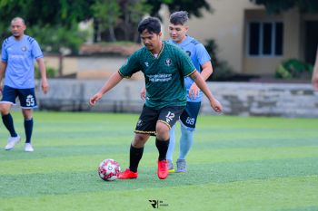 Polda Lampung dan Jurnalis gelar fun mini soccer peringati HPN 2025