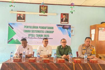 Kantor Pertanahan Kabupaten Pasaman lakukan penyuluhan PTSL di Nagari Tanjung Betung Utara