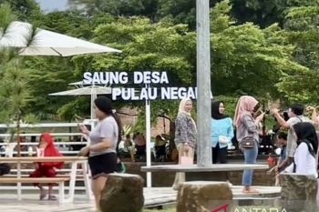 Saung Desa Pulau Negara jadi andalan objek wisata di Ogan Ilir