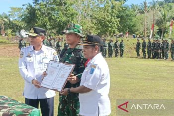TMMD Biak bangun 10 unit rumah layak huni warga Kampung Kbusdori