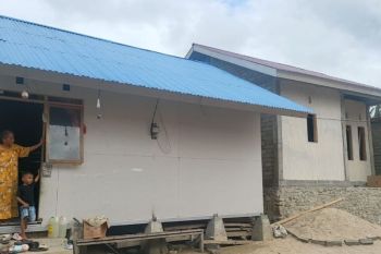 Sebanyak 12 huntap korban banjir bandang Torue telah terbangun