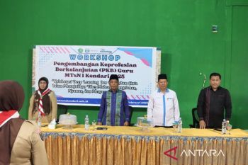 Kemenag Sultra gelar Workshop PKB Guru MTsN 1 Kendari