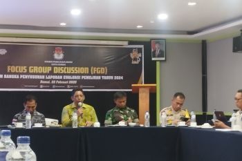 KPU Dumai diskusikan langkah evaluasi Pemilu damai
