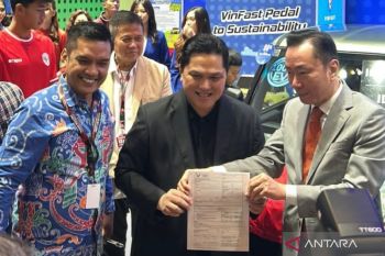 VinFast jadi sponsor baru timnas, Erick: Dukungan swasta kian besar