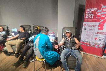 Ratusan bikers lintas komunitas gelar aksi donor darah di Yogyakarta